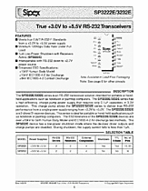 DataSheet SP3222EC pdf